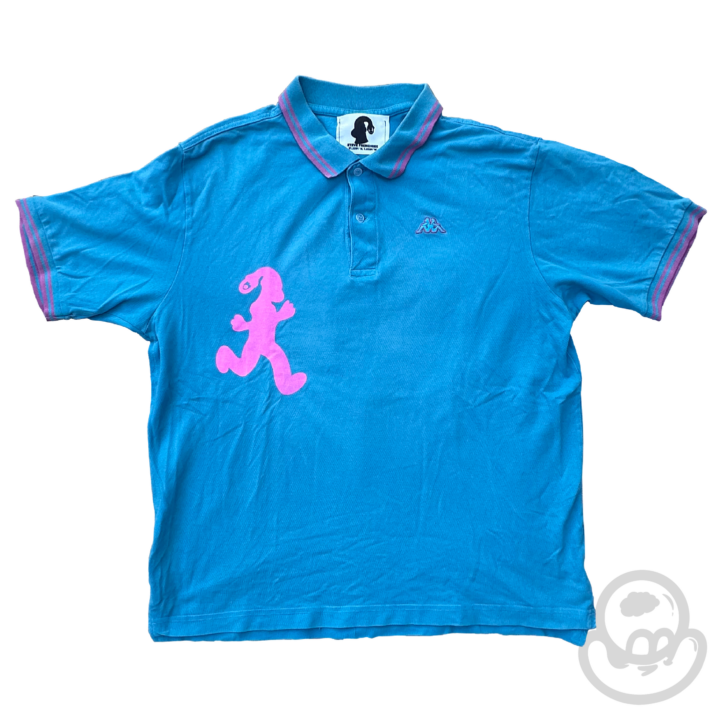 (L) Vandalised Steve frenchie polo