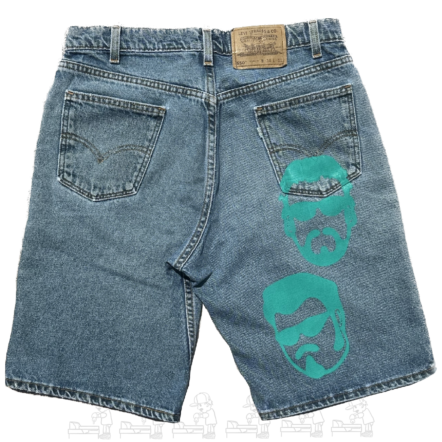 Vandalised Steve French Jorts.