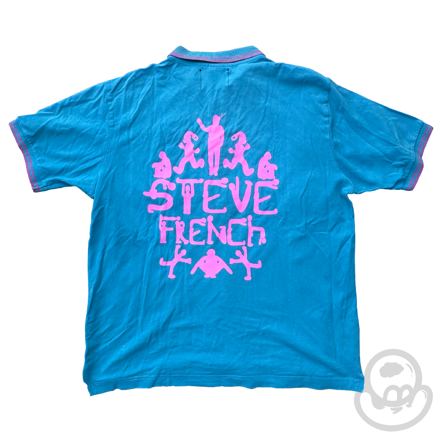 (L) Vandalised Steve frenchie polo