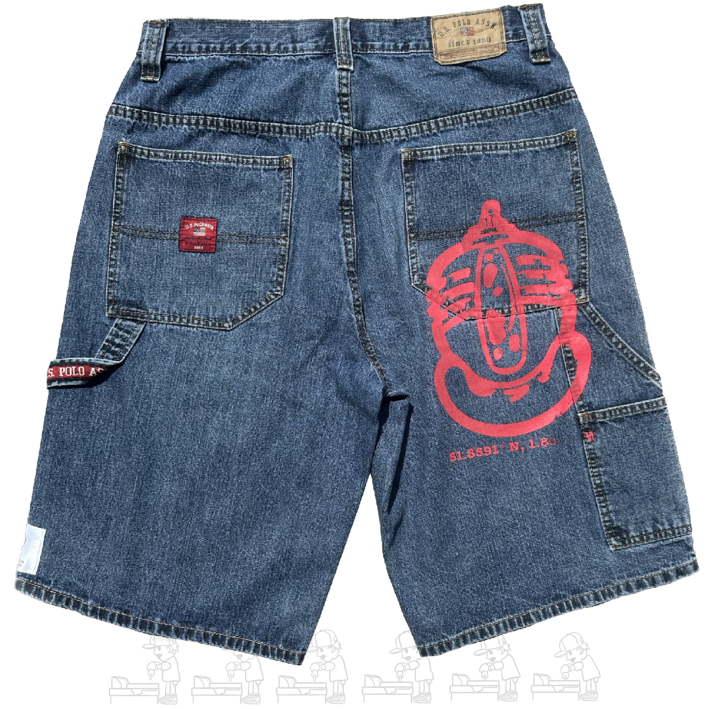 Vandalised Steve French Jorts
