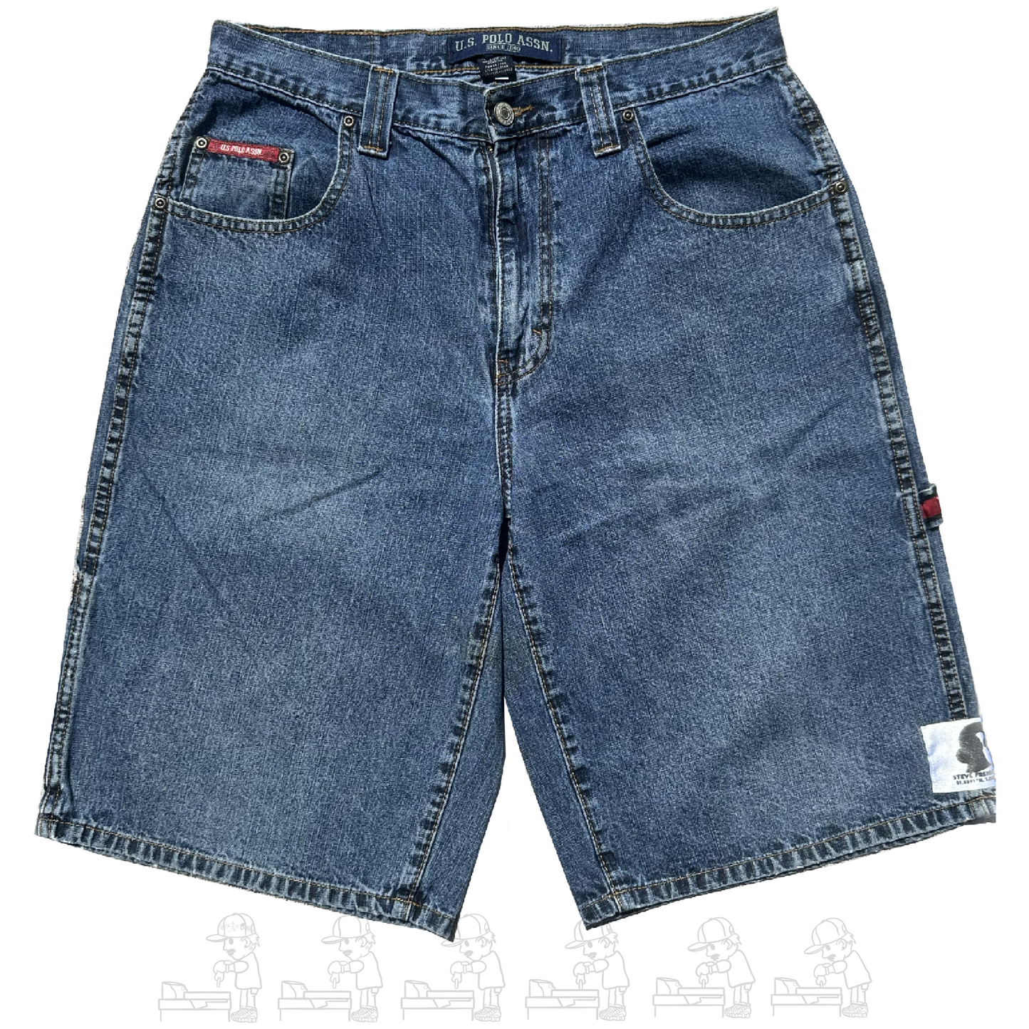 Vandalised Steve French Jorts