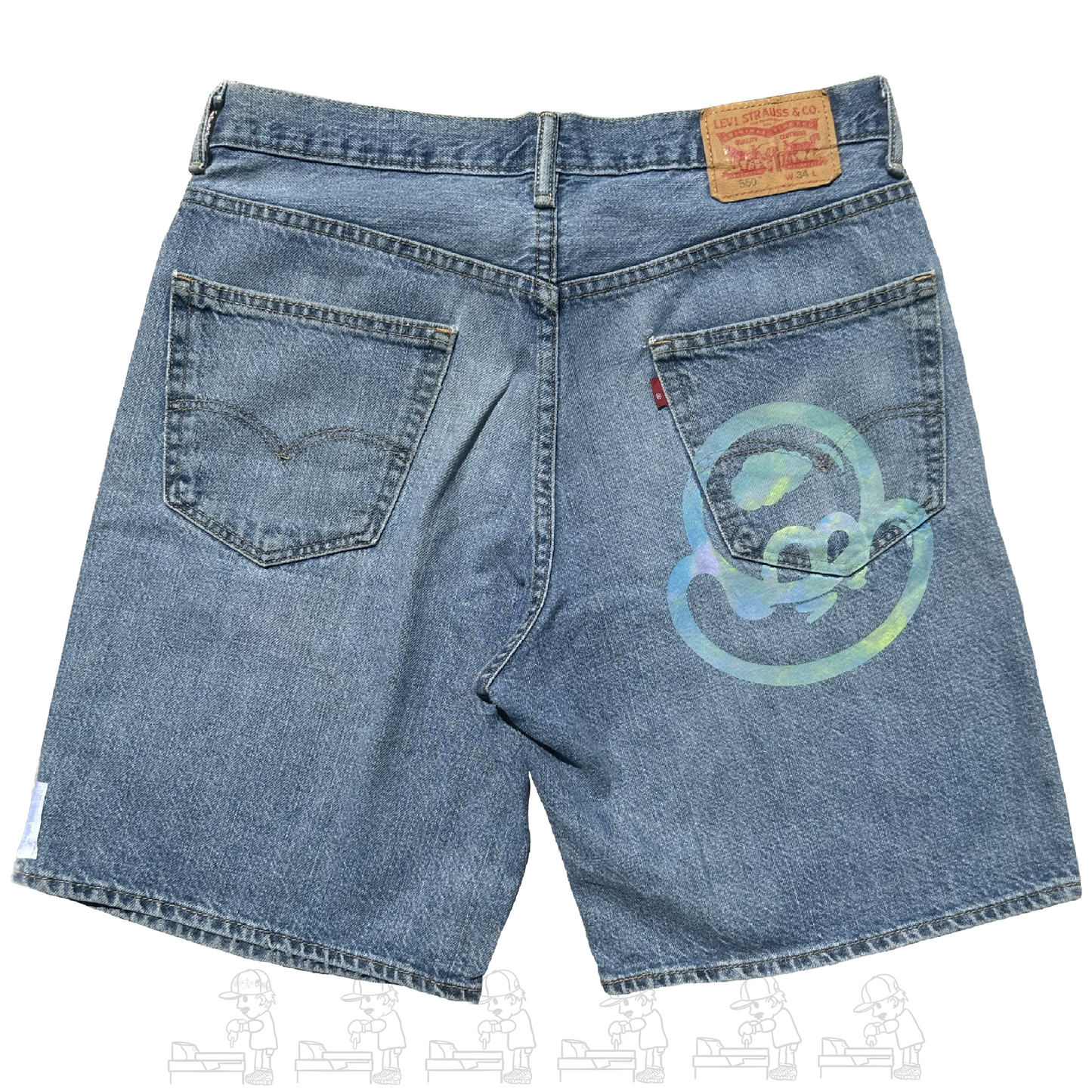 Vandalised Steve French Jorts