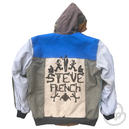 Vandalised reconstructed jacket