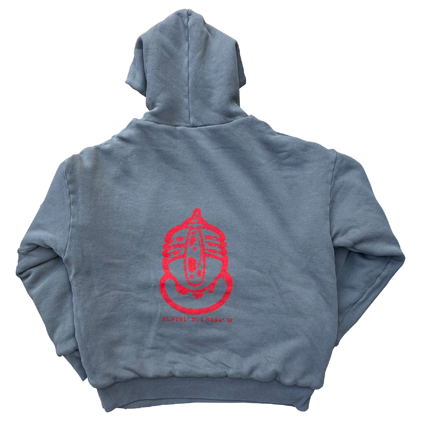 (M) This hoodie is 2 sided