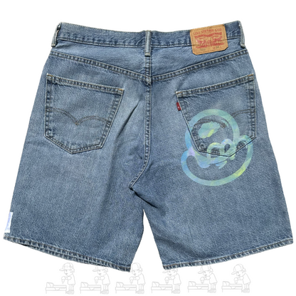 Vandalised Steve French Jorts