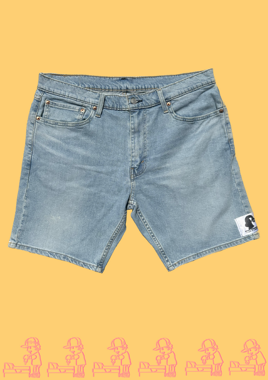 Vandalised Steve French Jorts